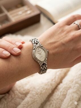 Waltham Silver-Tone Women's Bracelet Watch